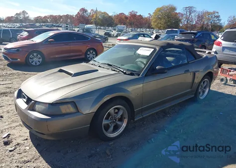 2001 Ford Mustang Gt из США, поврежденный, VIN 1FAFP45X11F213014